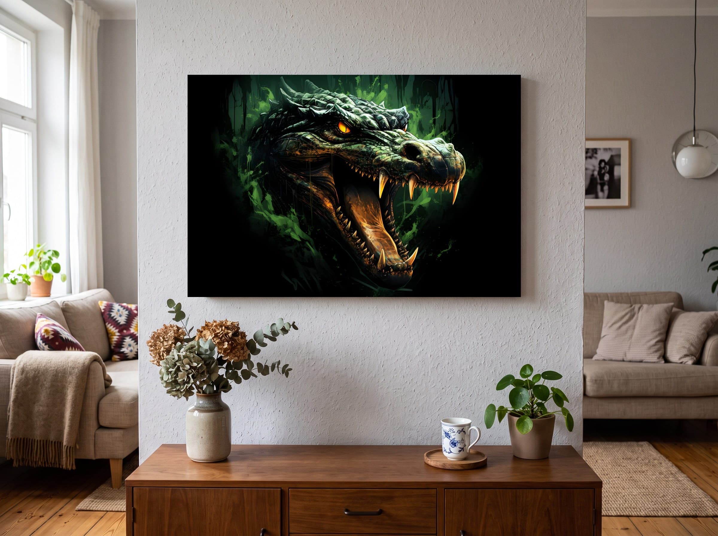 Wandbild-Mockup